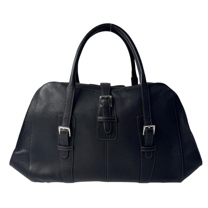 Loewe Senda Large Handbag Leather Black