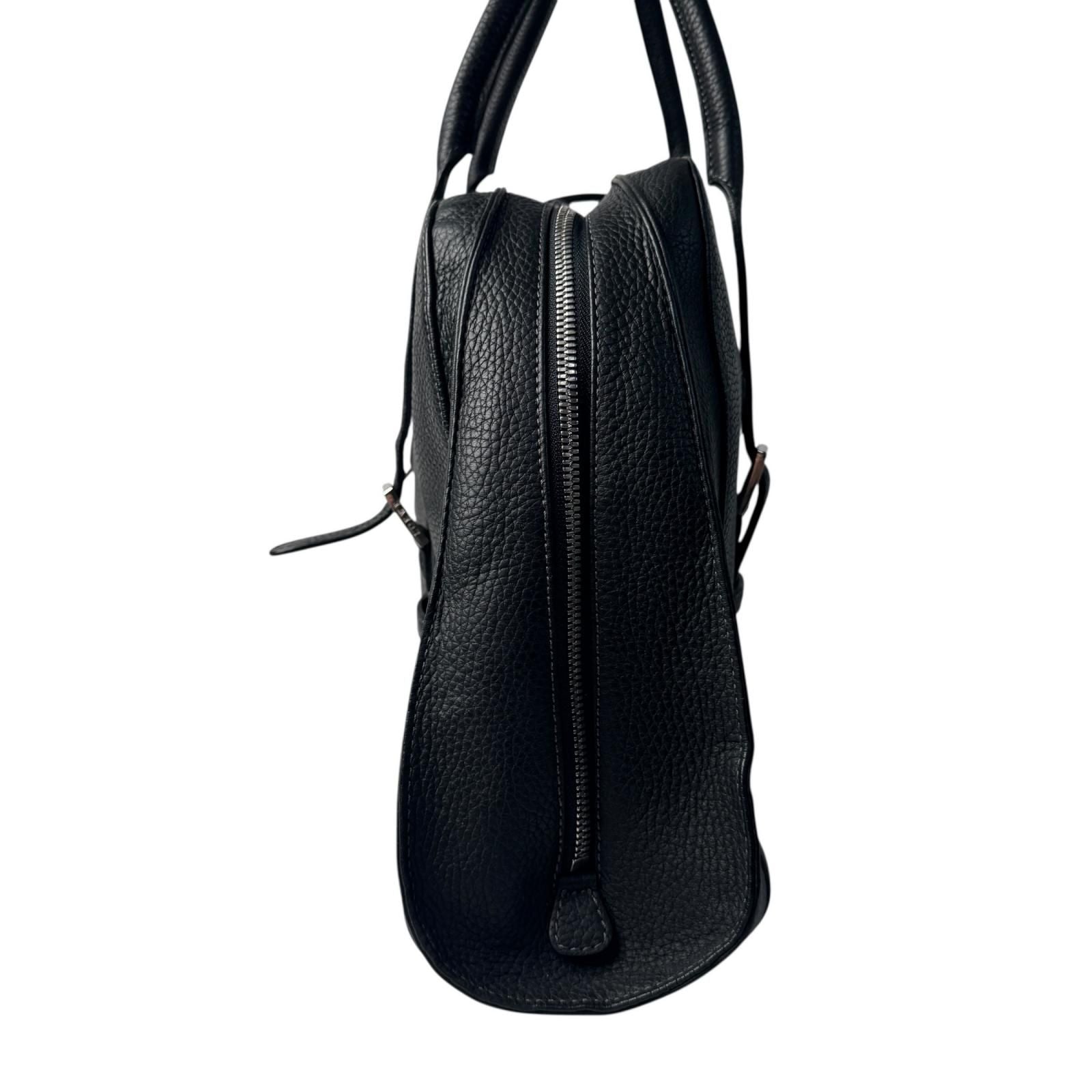 Loewe Senda Large Handbag Leather Black — view 4