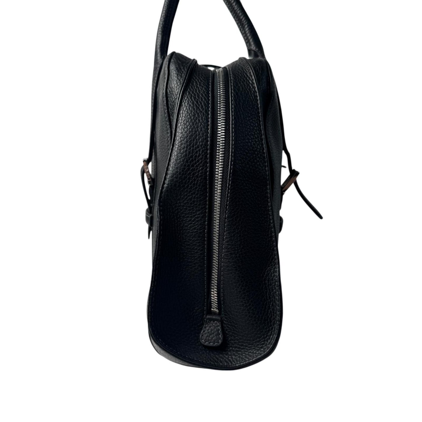 Loewe Senda Large Handbag Leather Black — view 3