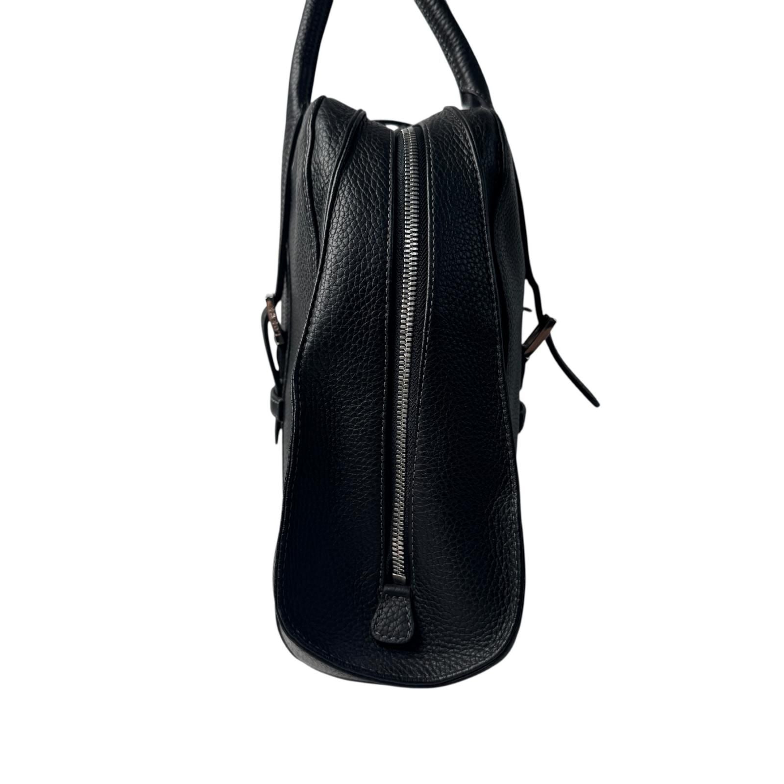 Loewe Senda Large Handbag Leather Black — view 3