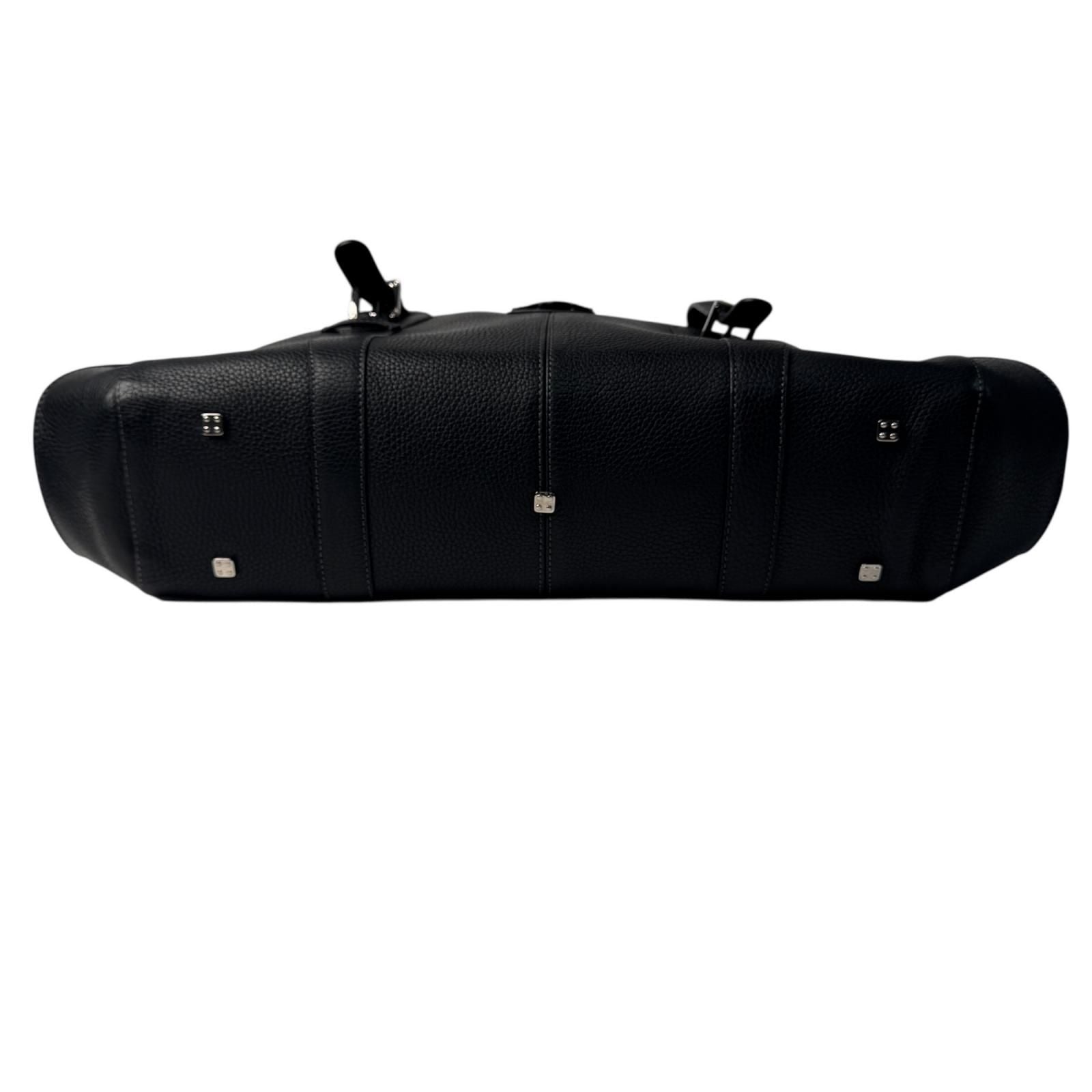 Loewe Senda Large Handbag Leather Black — view 5