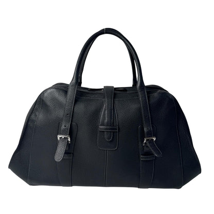 Loewe Senda Large Handbag Leather Black — view 2