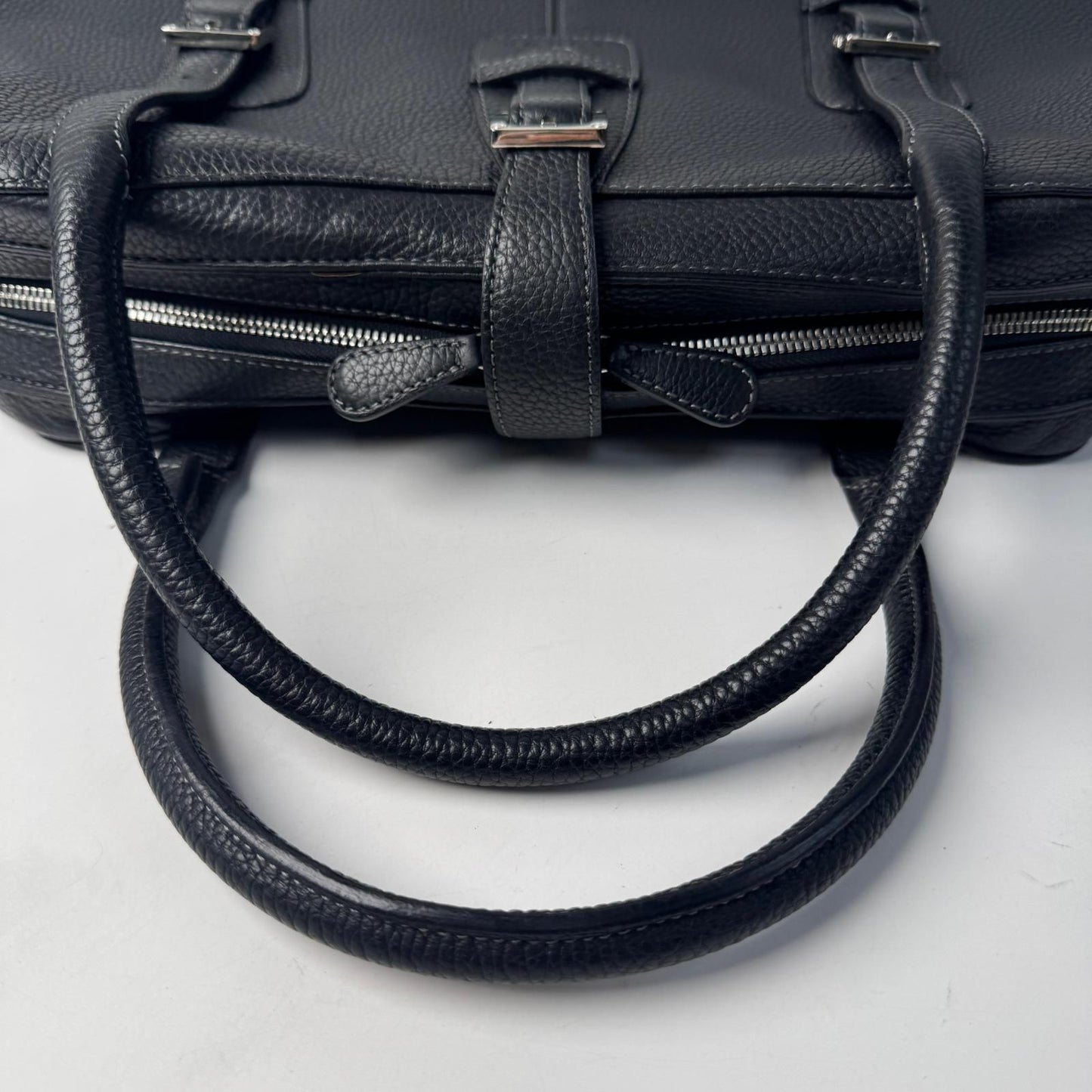 Loewe Senda Large Handbag Leather Black — view 6