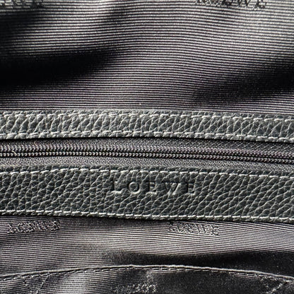 Loewe Senda Large Handbag Leather Black — view 8