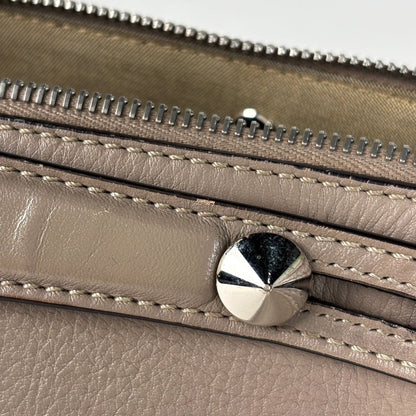 Fendi by the Way 2-Way Leather Gray Handbag — view 5