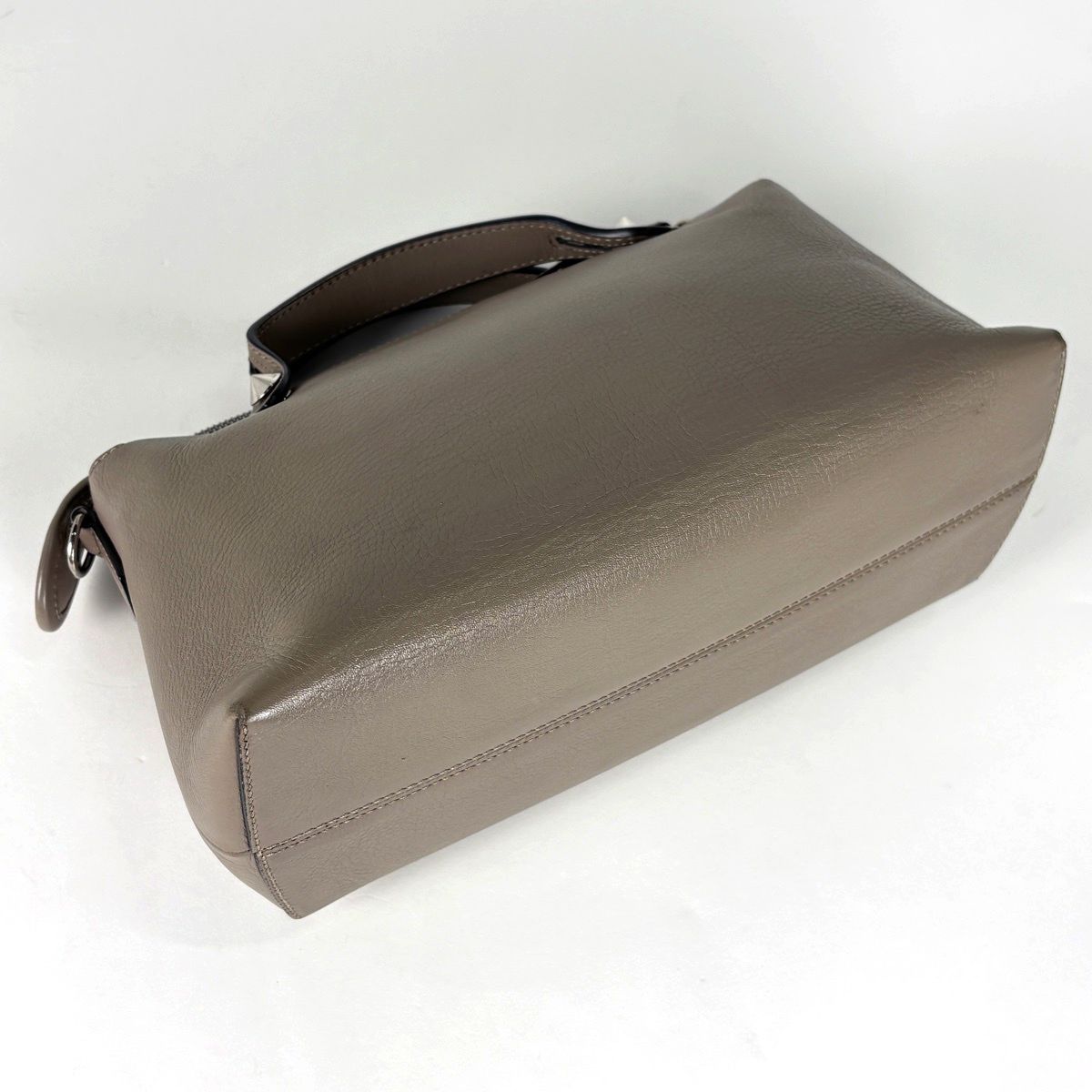 Fendi by the Way 2-Way Leather Gray Handbag — view 2