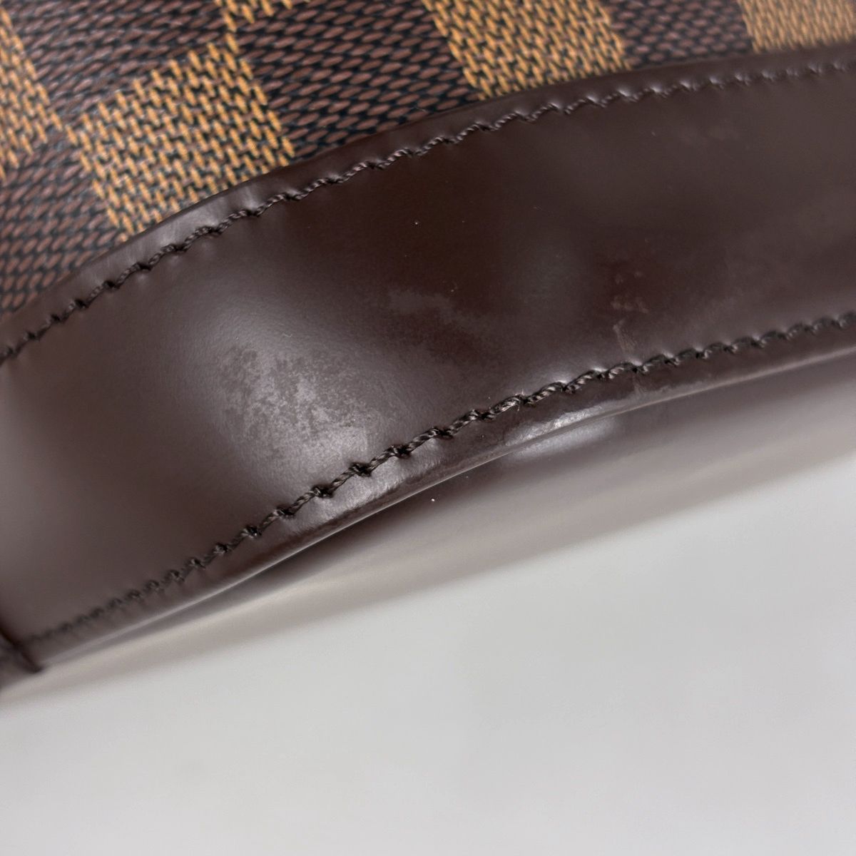 Louis Vuitton Alma Handbag Damier Brown — view 3
