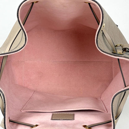 Louis Vuitton Montsouris PM Backpack Monogram Empreinte Tourterelle — view 8