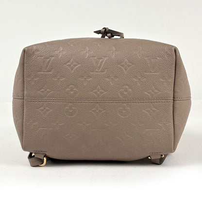 Louis Vuitton Montsouris PM Backpack Monogram Empreinte Tourterelle — view 3