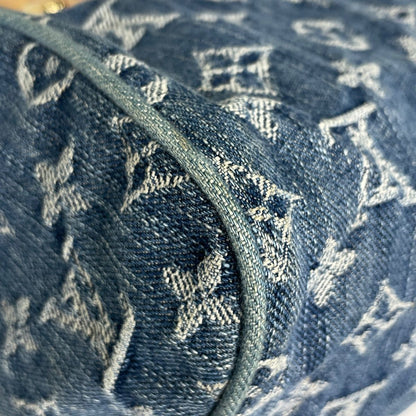Louis Vuitton Neo Speedy Boston Bag Monogram Denim Blue — view 3