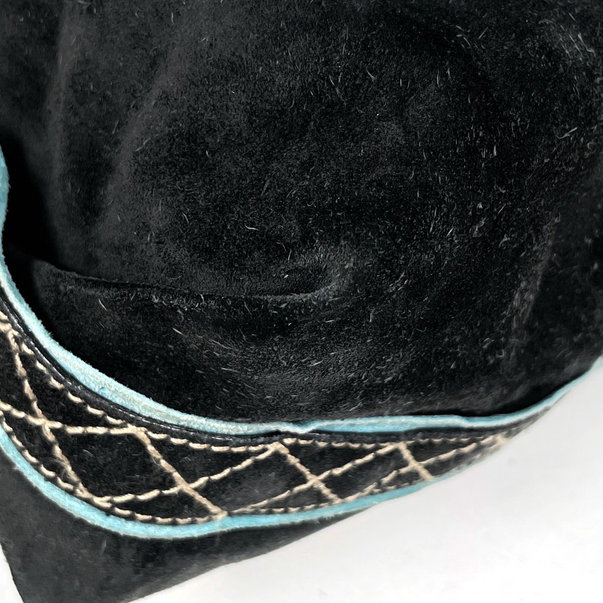 Gucci Tote Babushka Crest Suede Black — view 3