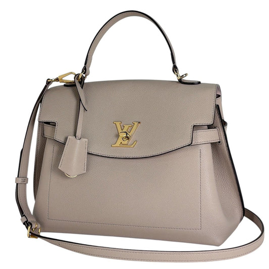 Louis Vuitton Lockme Ever 2-Way Shoulder Bag Leather Gray