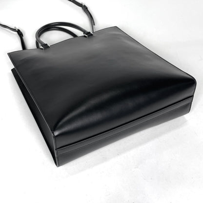 Prada Tote 2-Way Leather Nero — view 2