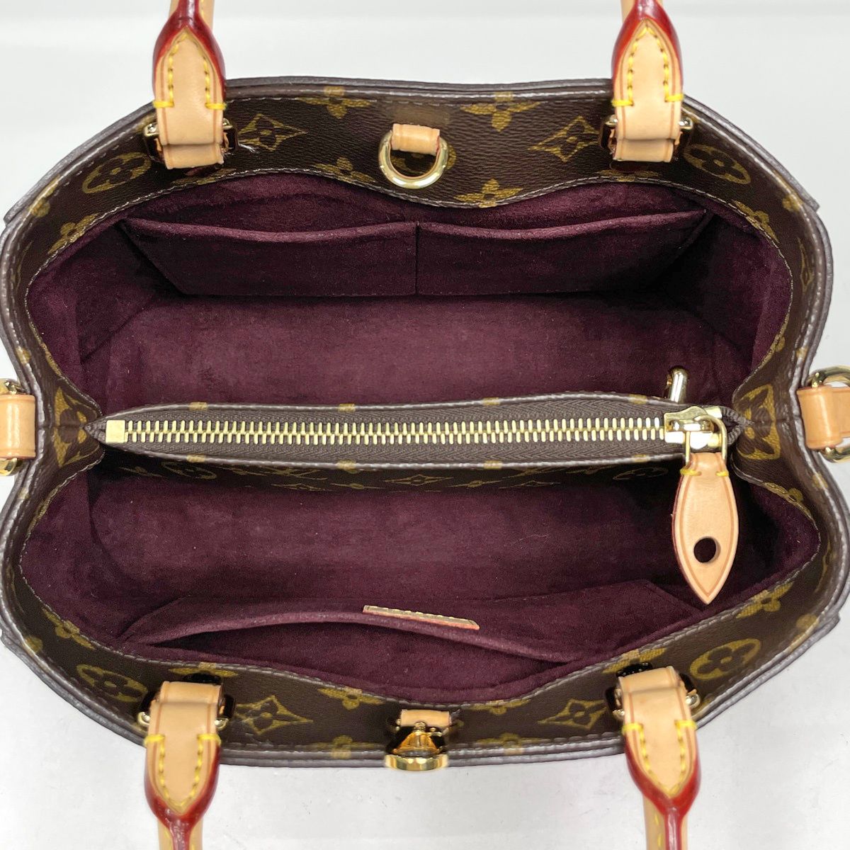 Louis Vuitton Montaigne BB 2-Way Shoulder Bag Monogram Brown — view 8