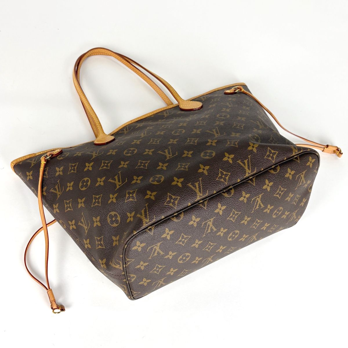 Louis Vuitton Neverfull MM Tote Shoulder Bag Monogram Brown — view 2