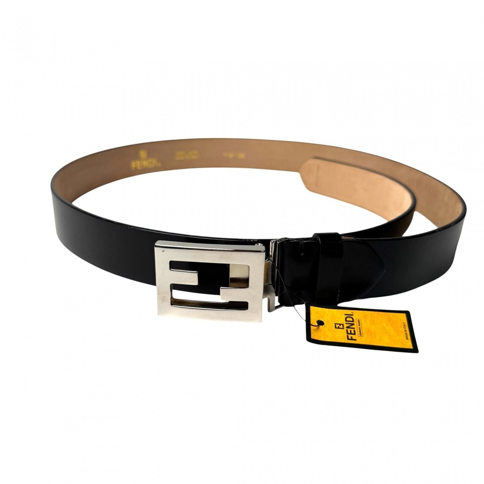 Fendi Fend Belt Black Silver — view 5