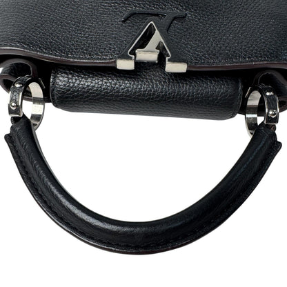 Louis Vuitton Capucines BB 2-Way Shoulder Bag Black — view 7