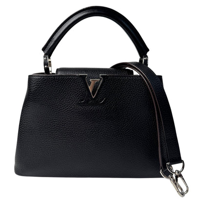 Louis Vuitton Capucines BB 2-Way Shoulder Bag Black