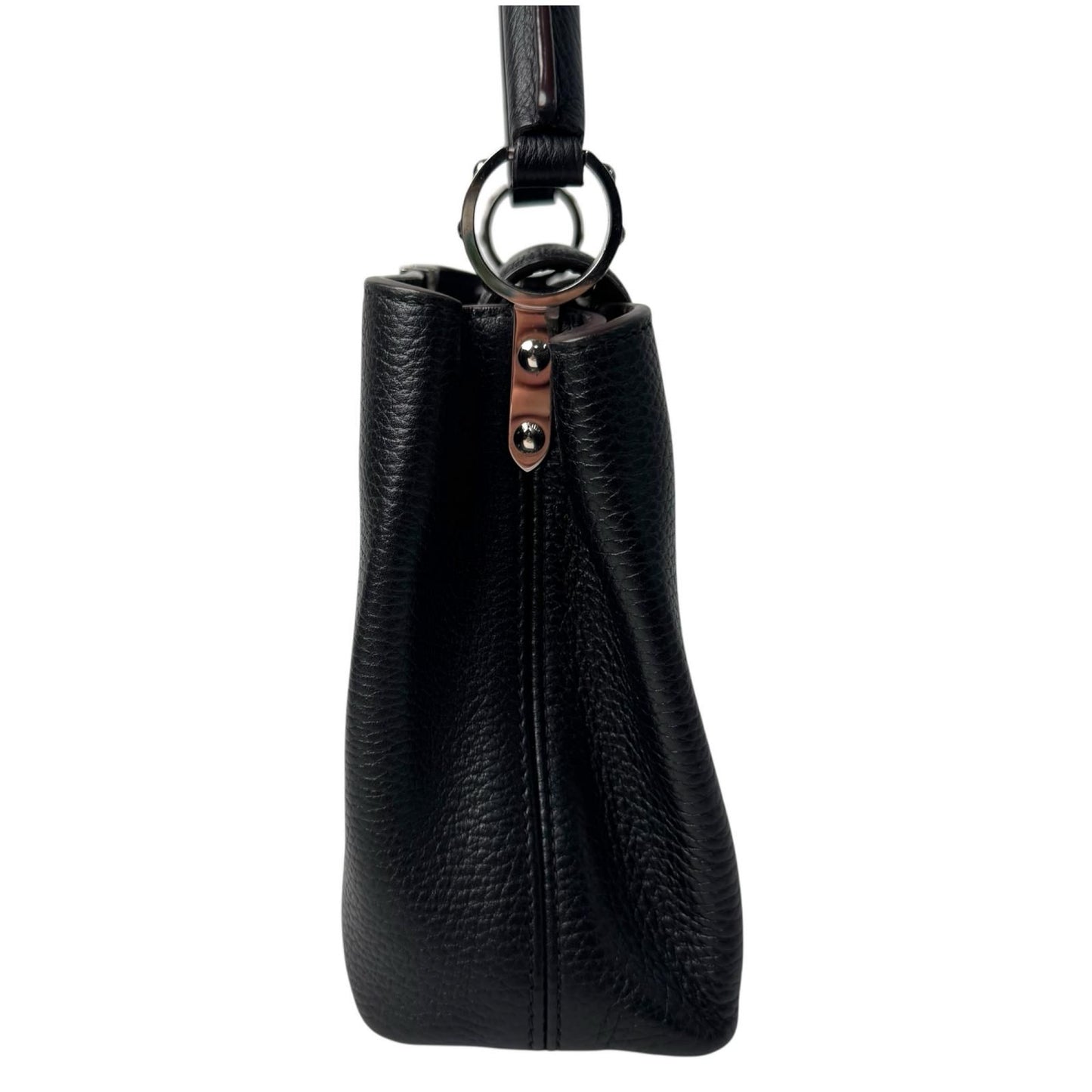 Louis Vuitton Capucines BB 2-Way Shoulder Bag Black — view 4