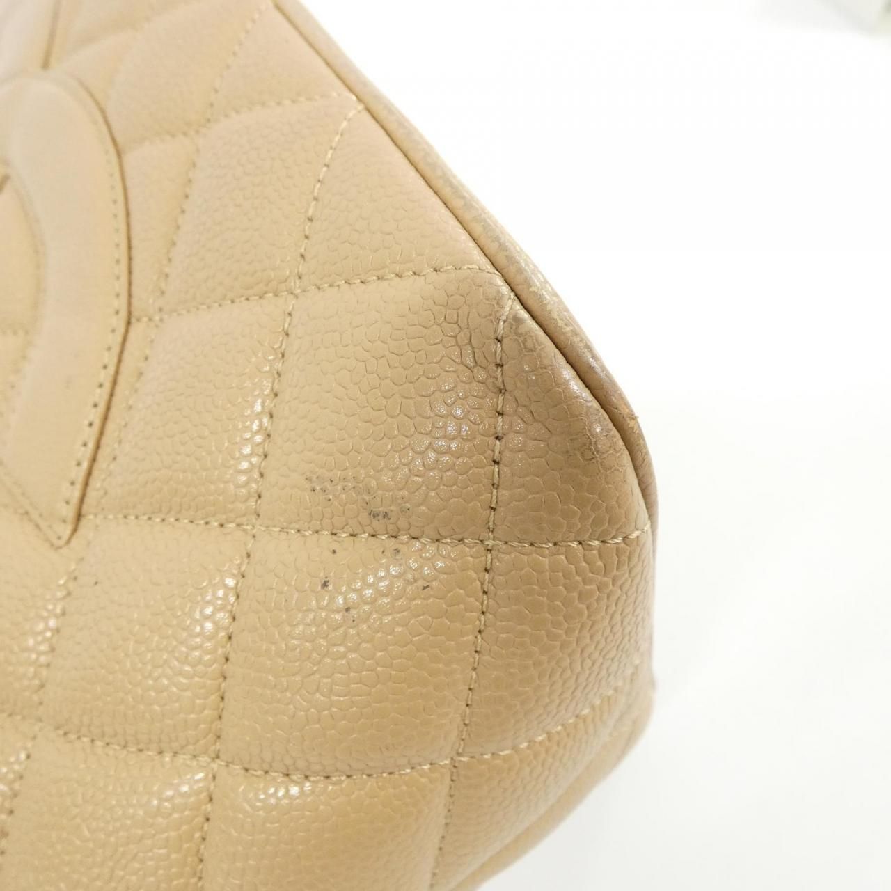 Chanel Vintage Bag Handbag Beige — view 4