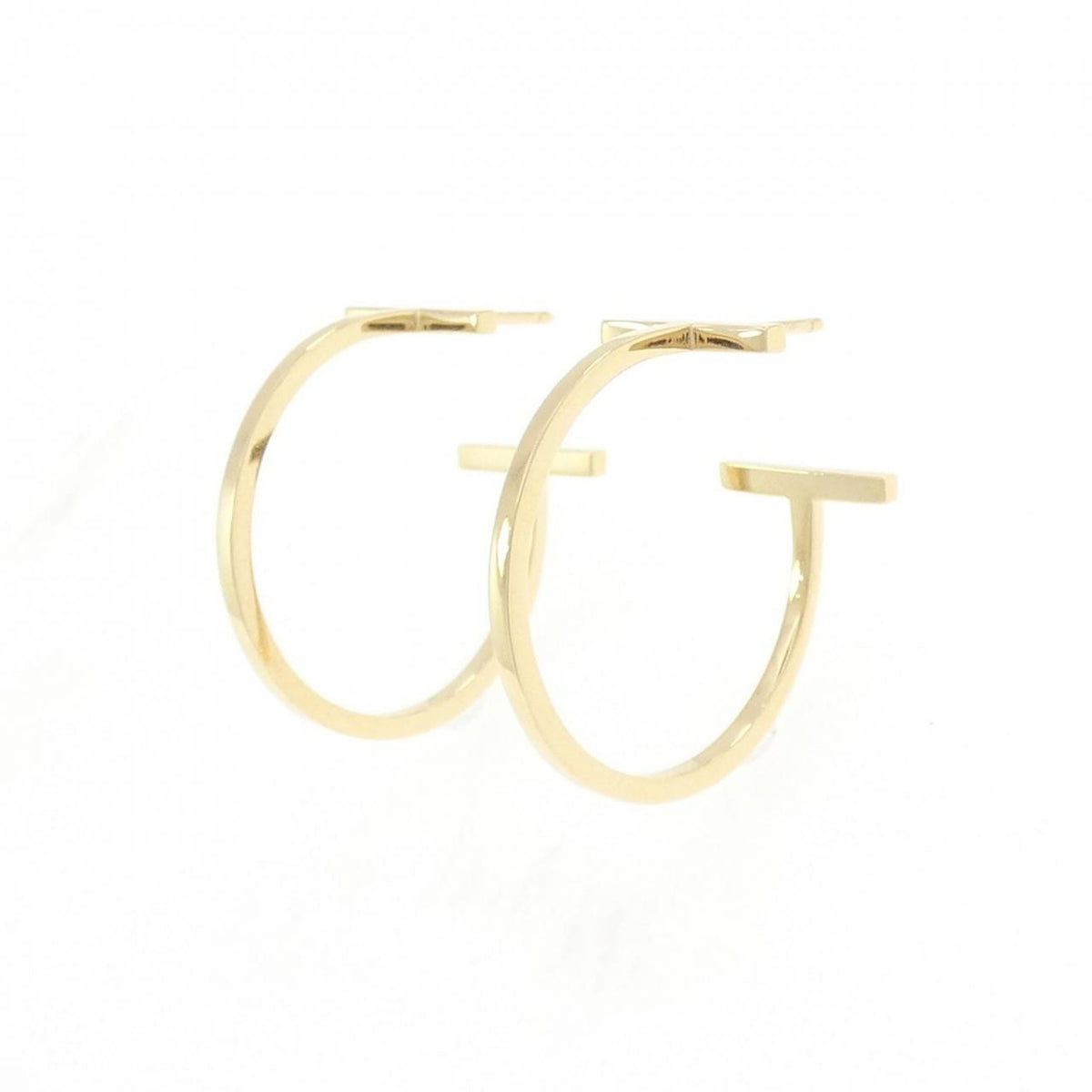 Tiffany & Co T Wire Hoop Earrings — view 2