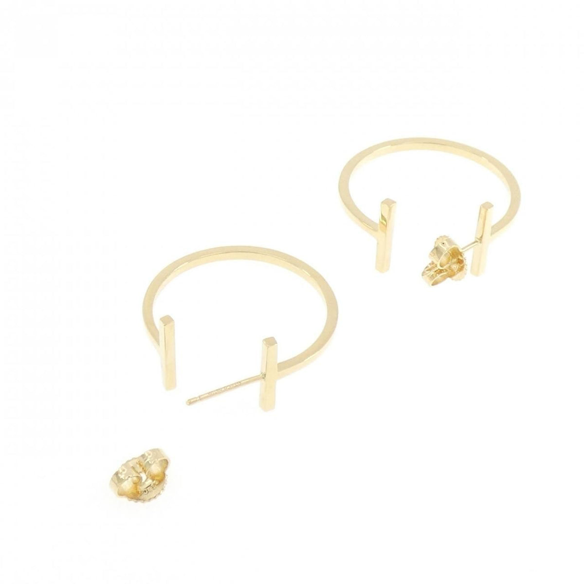 Tiffany & Co T Wire Hoop Earrings — view 3