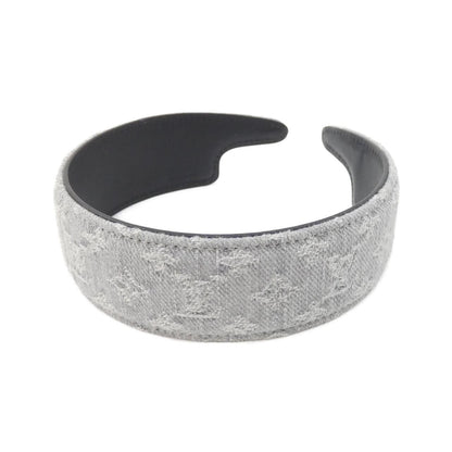 Louis Vuitton Monogram Denim Headband LV Outline Hairaccessories