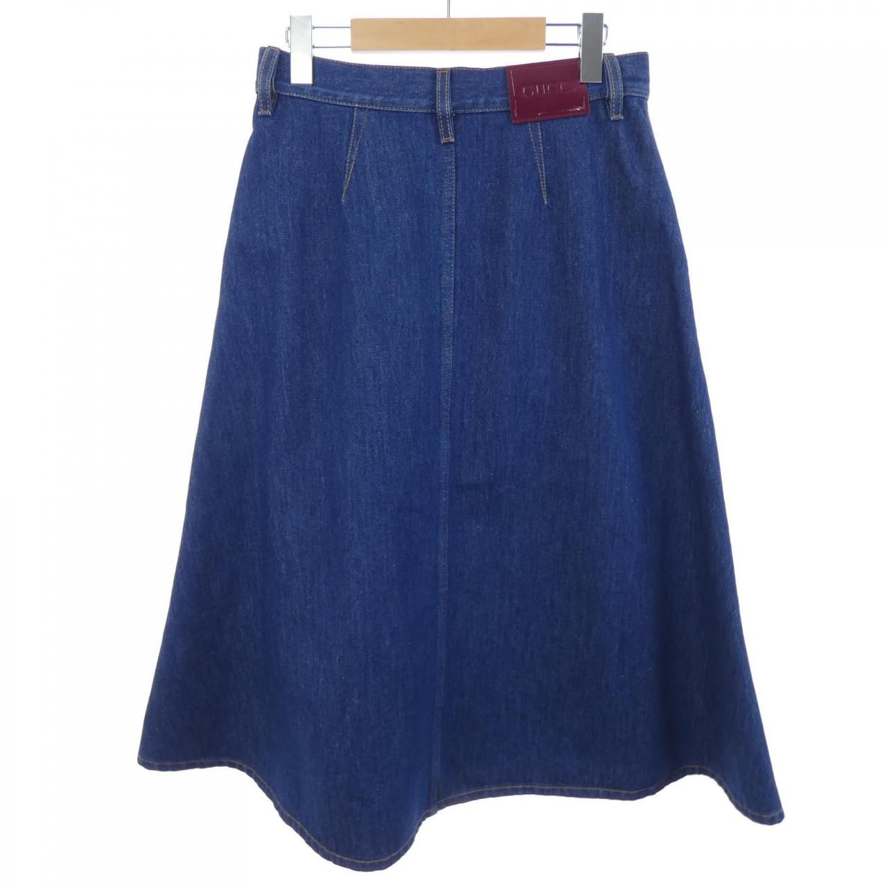 Gucci Mid Length Denim Skirt — view 2