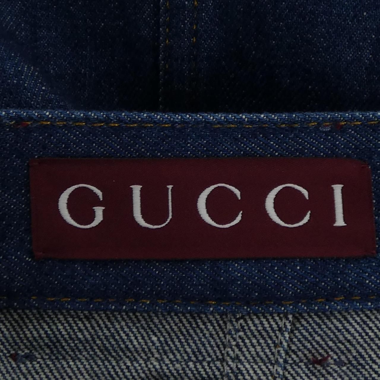 Gucci Mid Length Denim Skirt — view 4