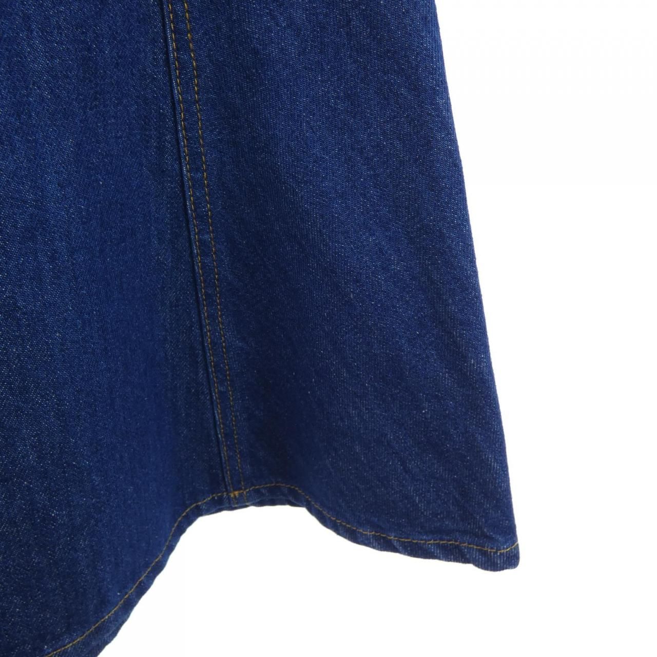 Gucci Mid Length Denim Skirt — view 6