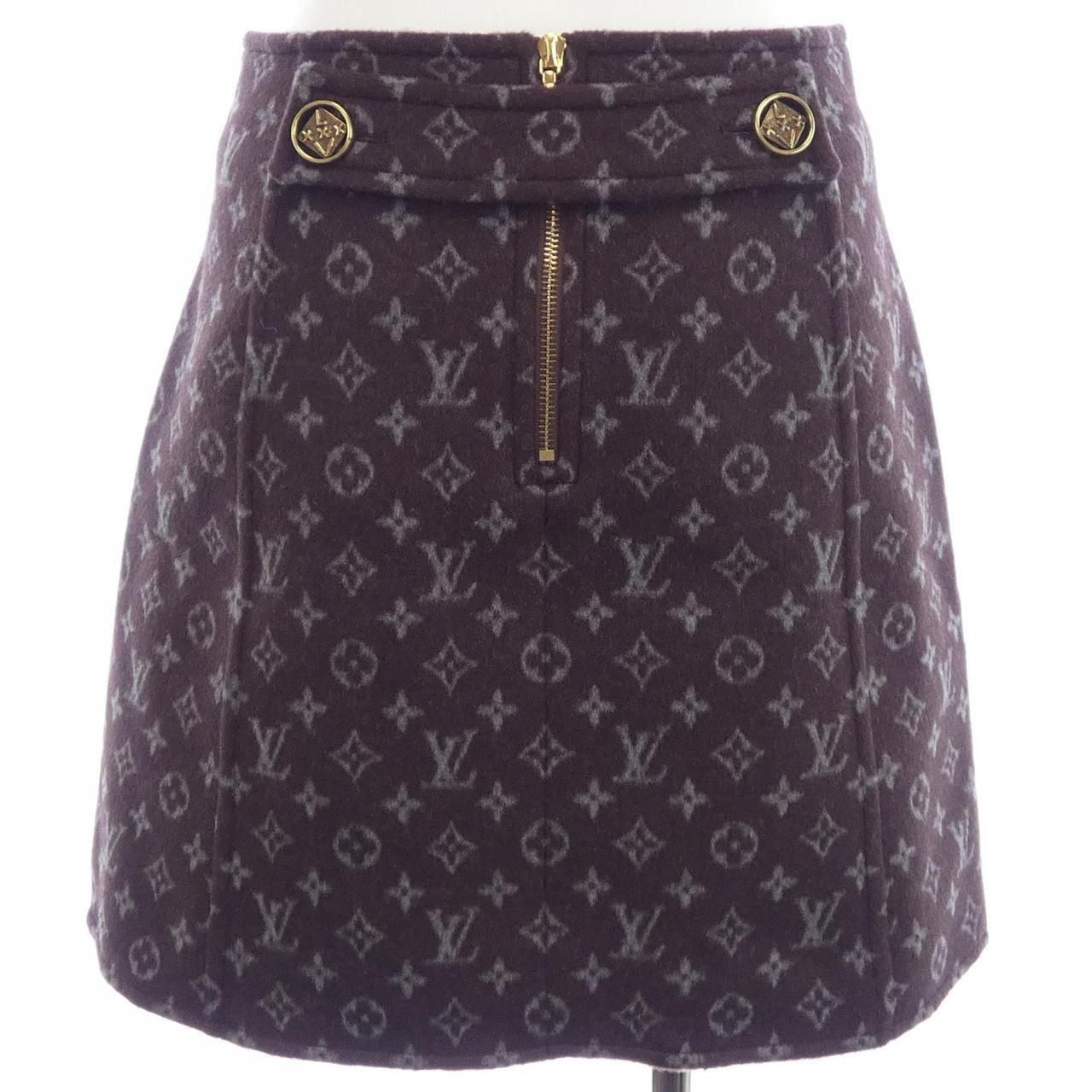 Louis Vuitton Monogram tan miniskirt Skirt — view 2