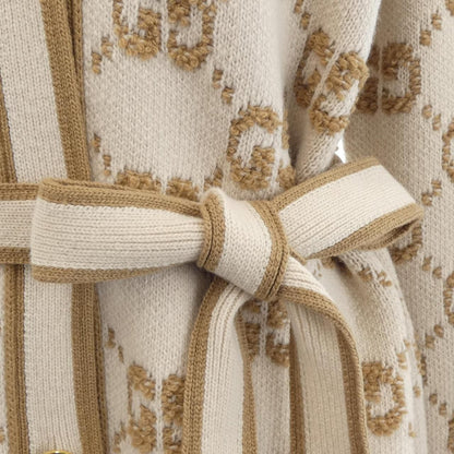 Gucci Longcardigan Cardigan Beige — view 7