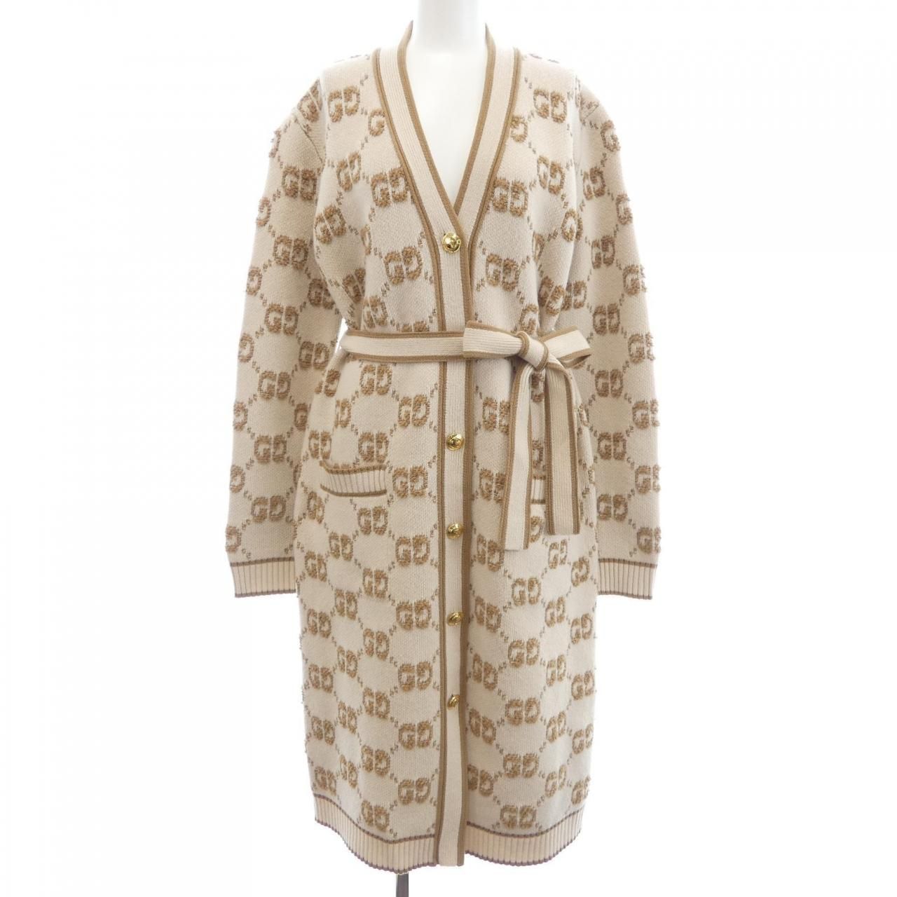 Gucci Longcardigan Cardigan Beige