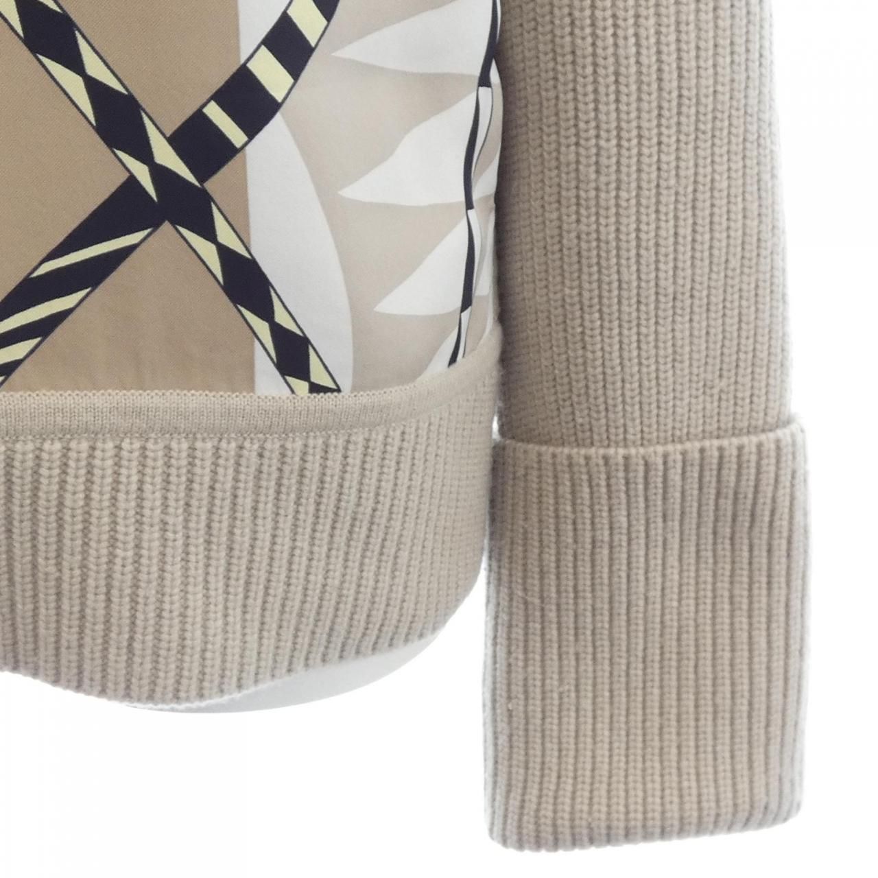 Hermes Figure Artistique Twill Laine Knit Sweater — view 6