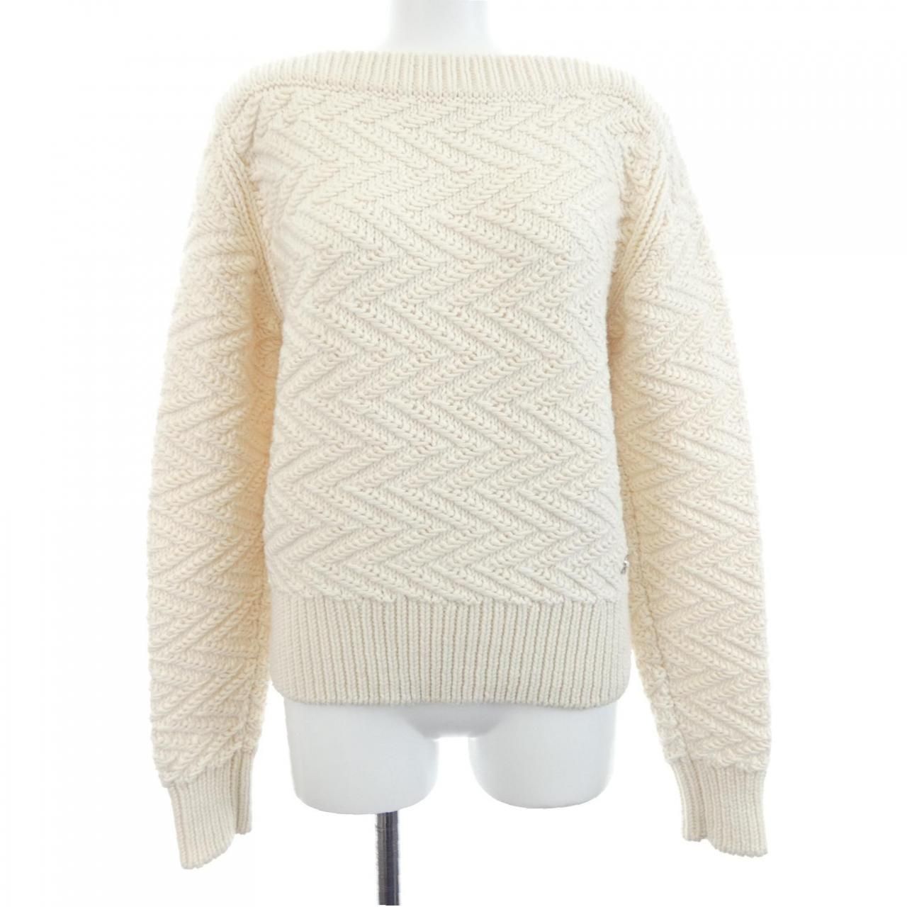 Hermes Knit Sweater Beige