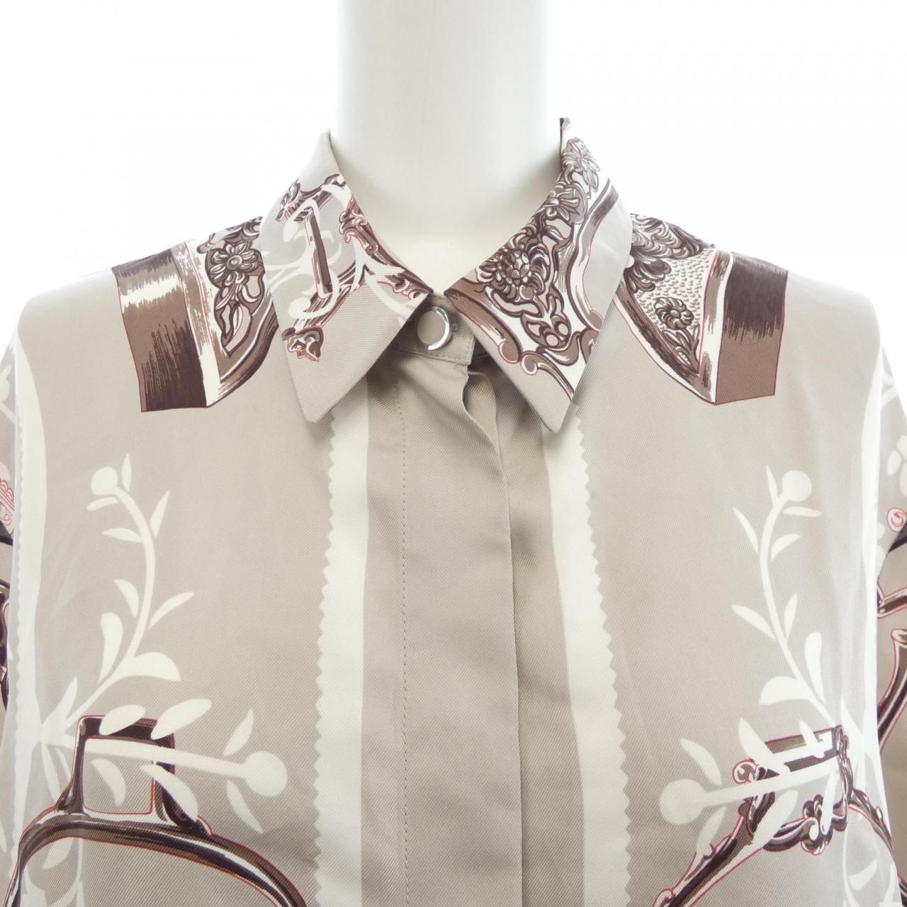 Hermes Twill Laine Shirt — view 5