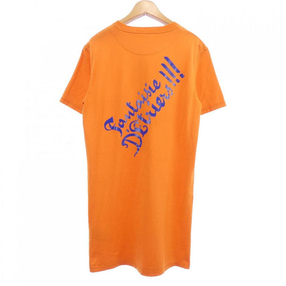 Hermes Cut Dress Orange — view 2