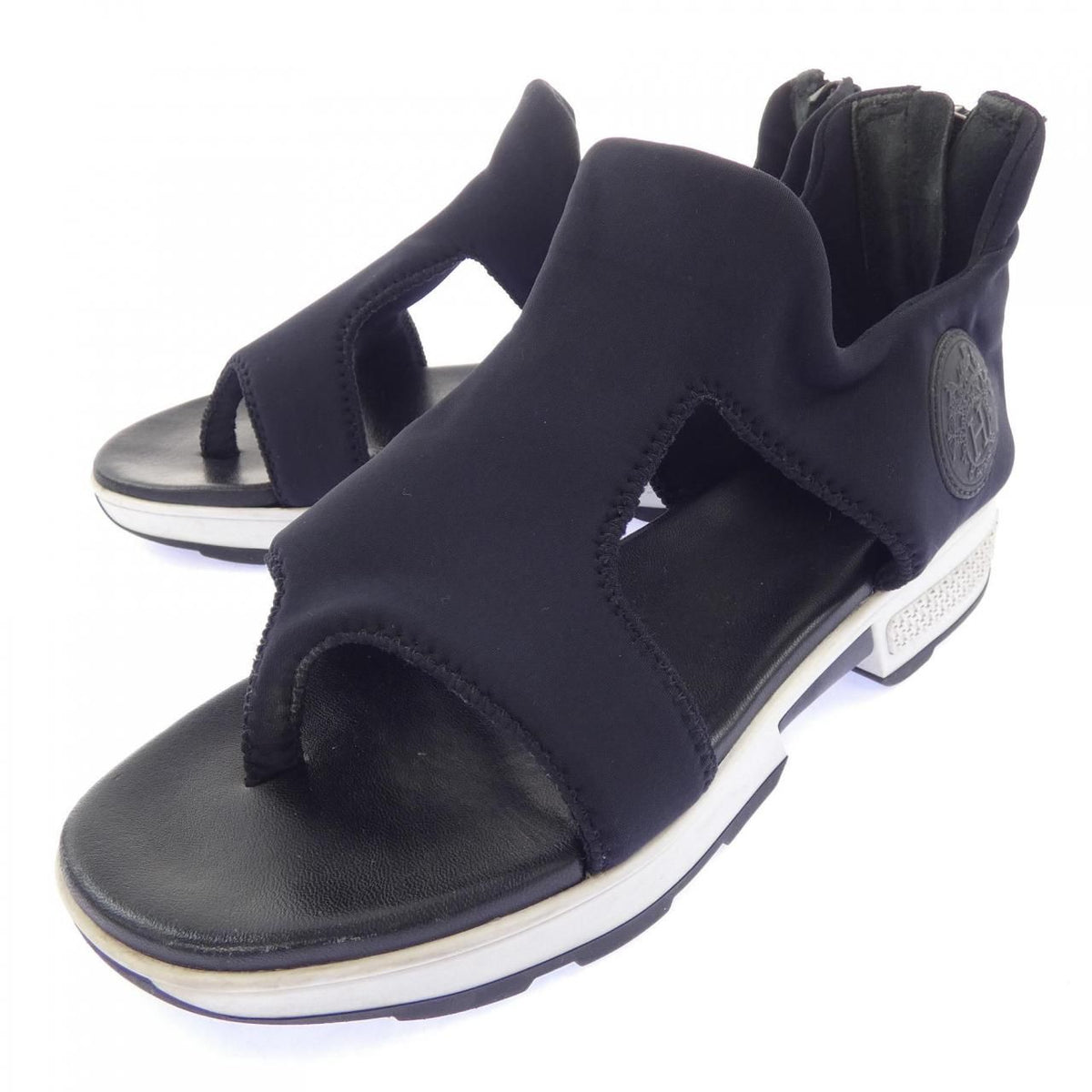 Hermes Sandals Black — view 3