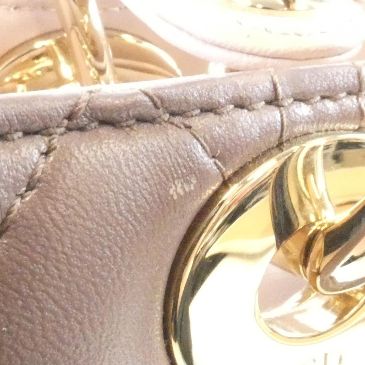 Dior Lady Bag Handbag Gray — view 5