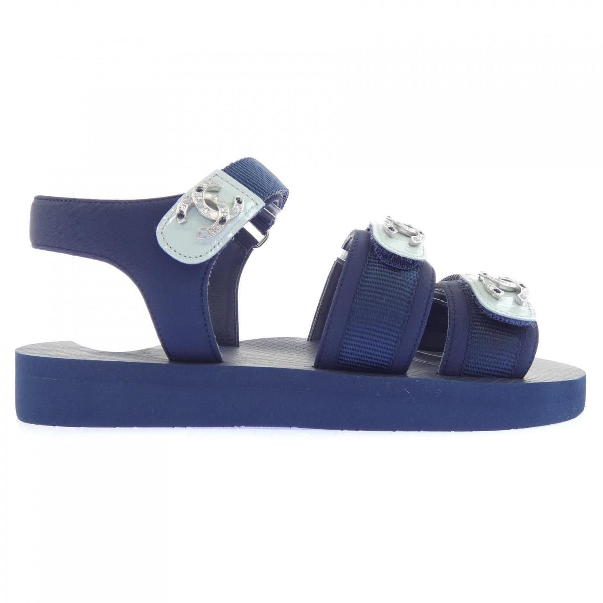 Chanel Sandals Navy