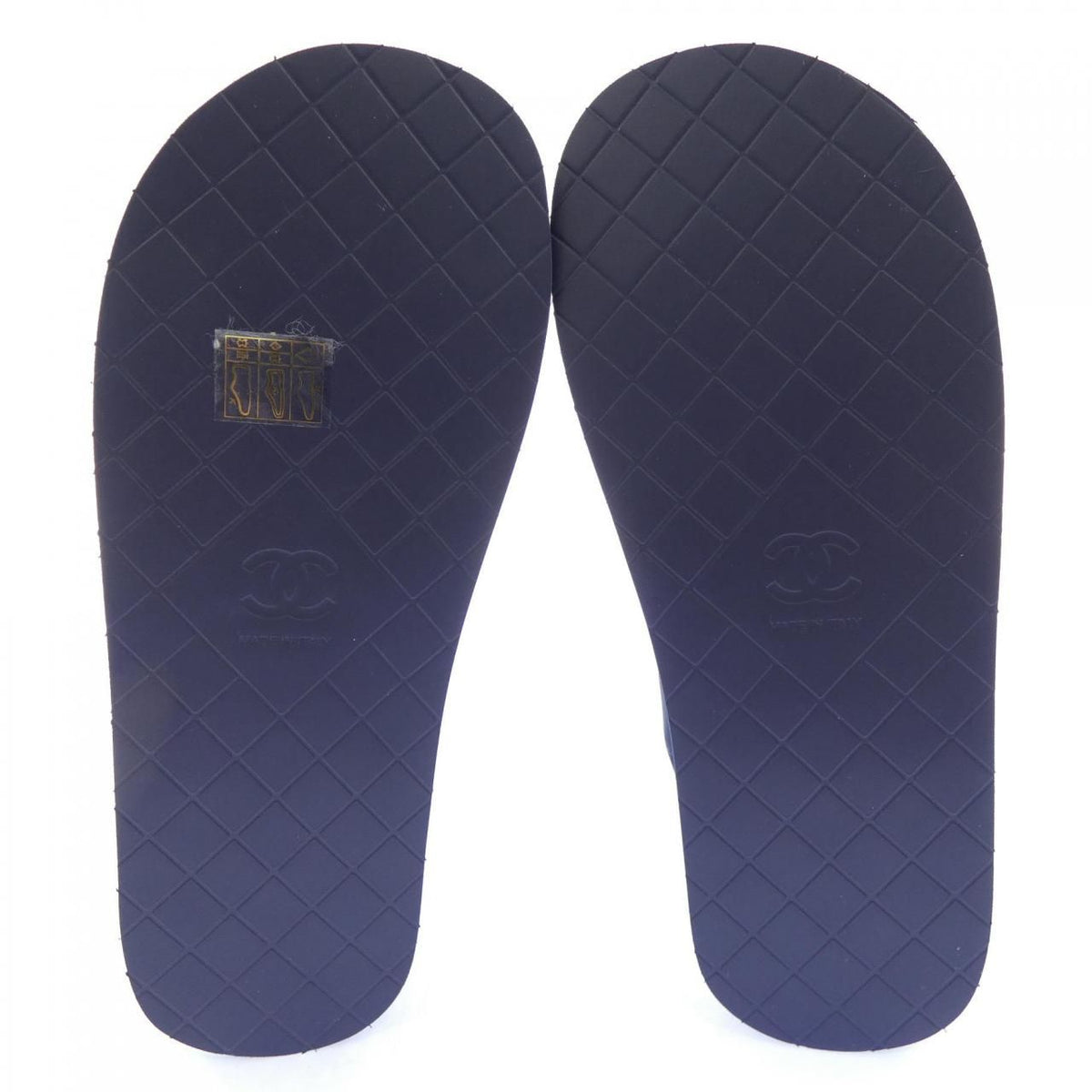 Chanel Sandals Navy — view 4