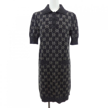Gucci Lame GG card Polodress Dress