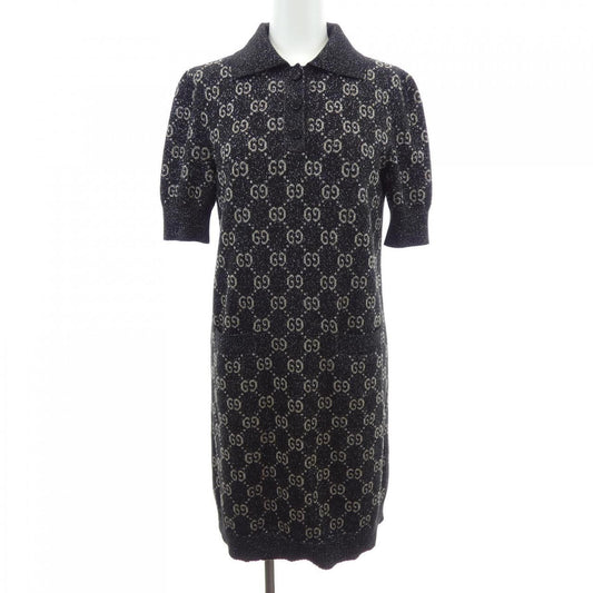 Gucci Lame GG card Polodress Dress