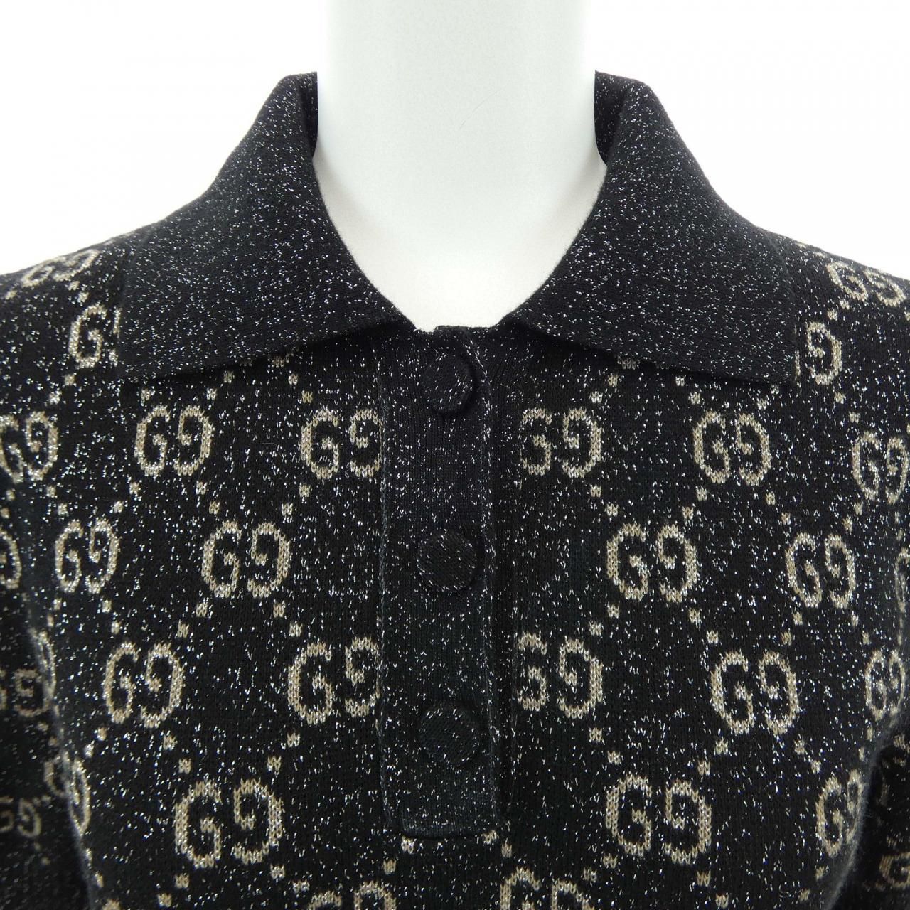 Gucci Lame GG card Polodress Dress — view 6