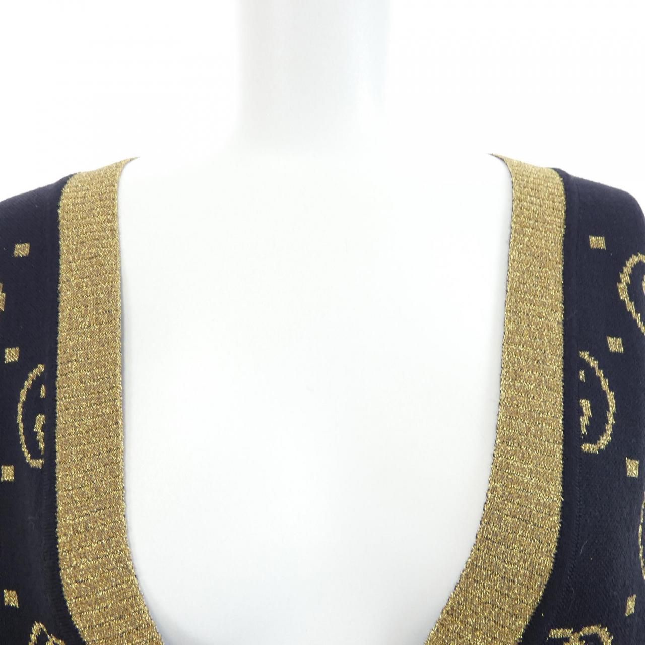 Gucci Interlocking Cardigan Black — view 5
