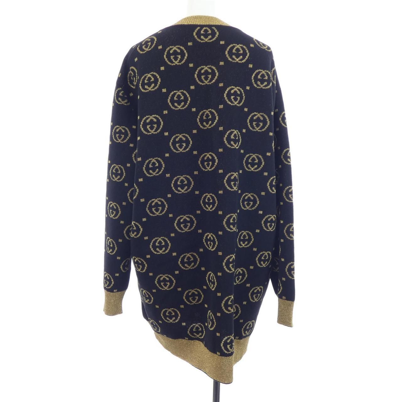 Gucci Interlocking Cardigan Black — view 2
