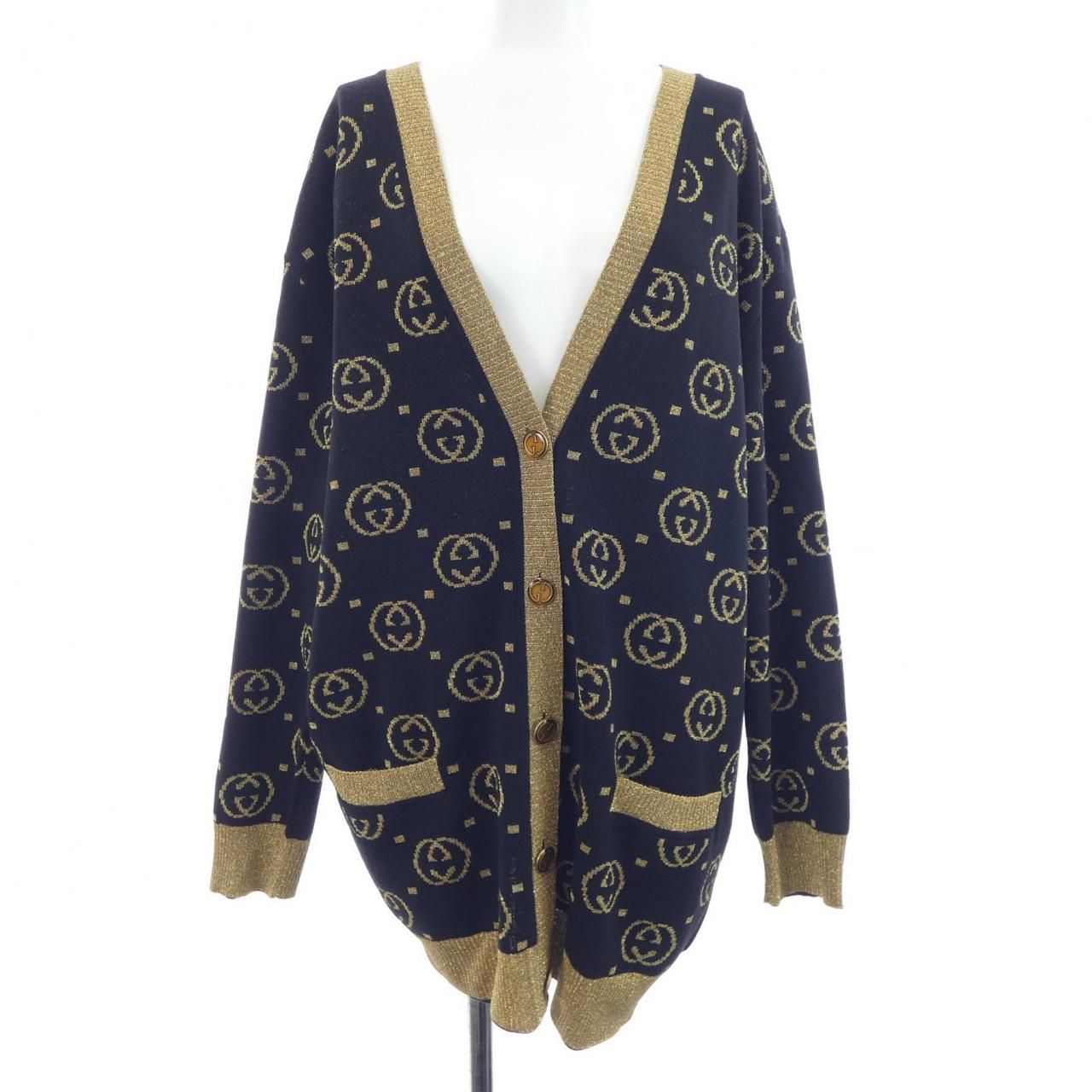 Gucci Interlocking Cardigan Black