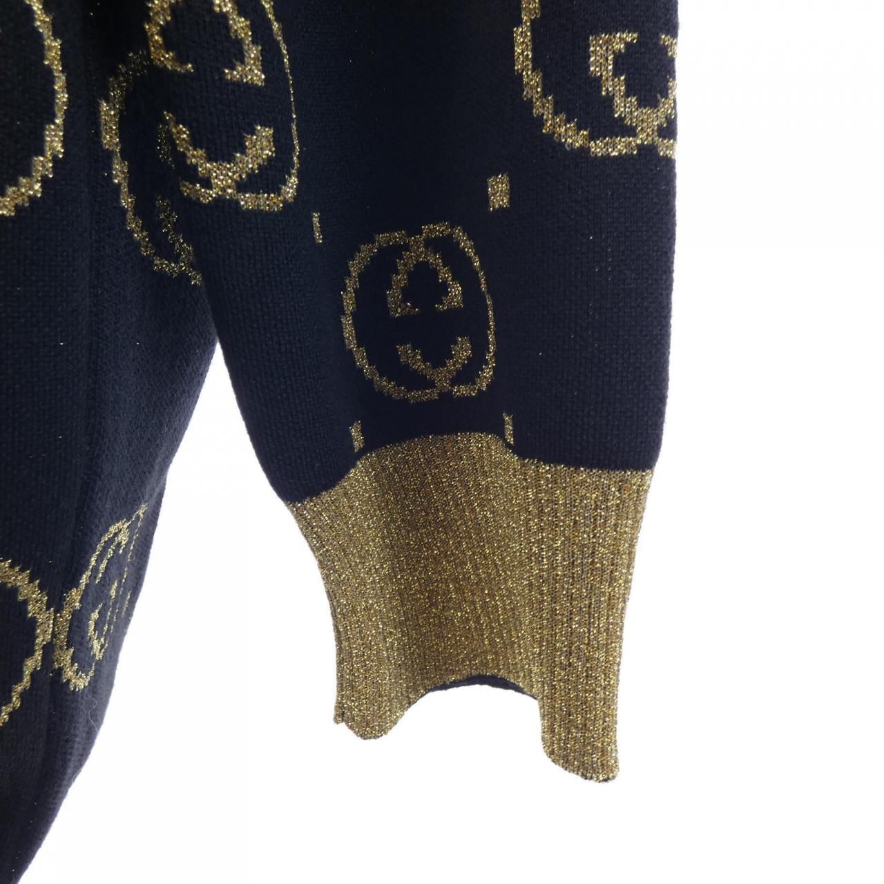 Gucci Interlocking Cardigan Black — view 6
