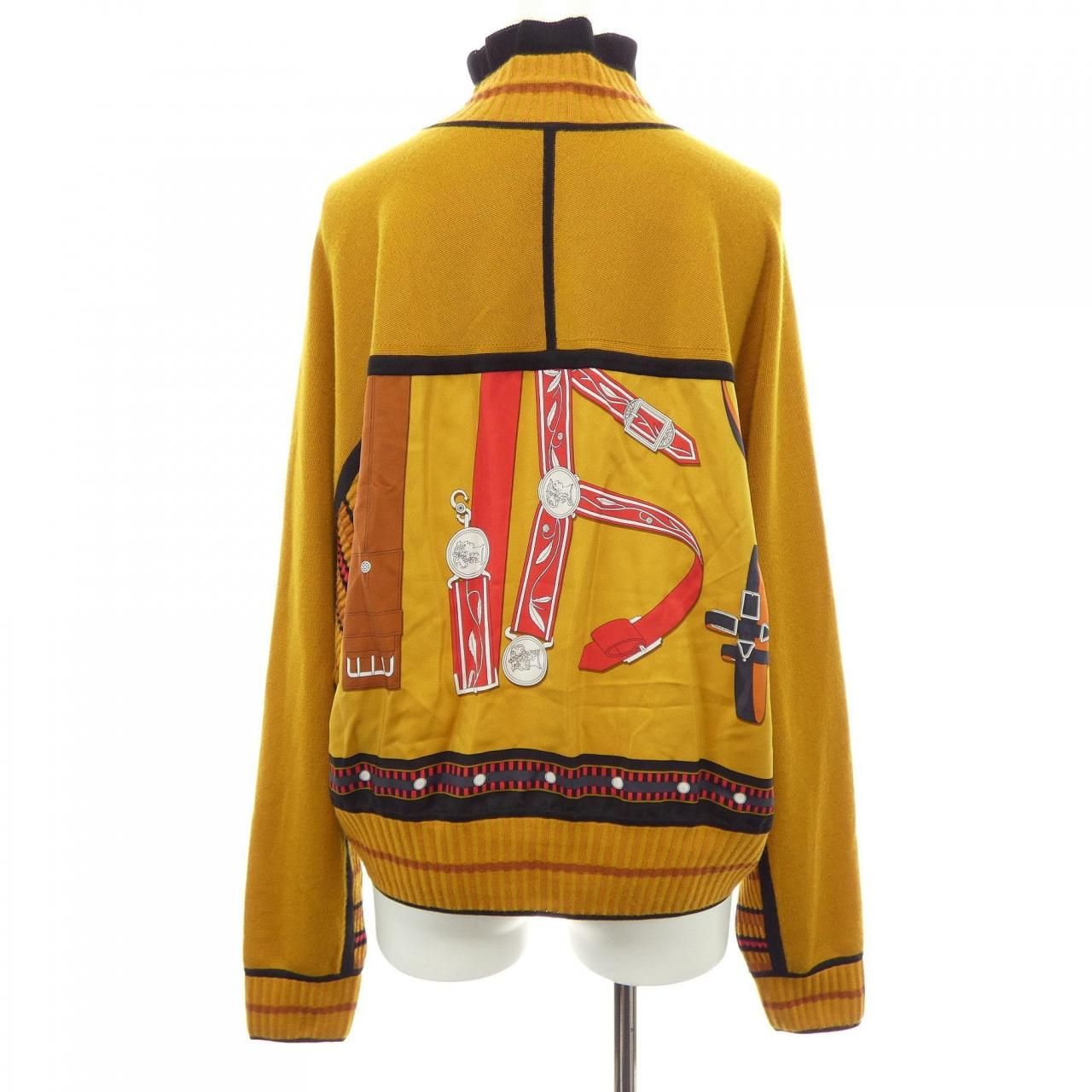 Hermes Twill Laine Knit Sweater — view 2