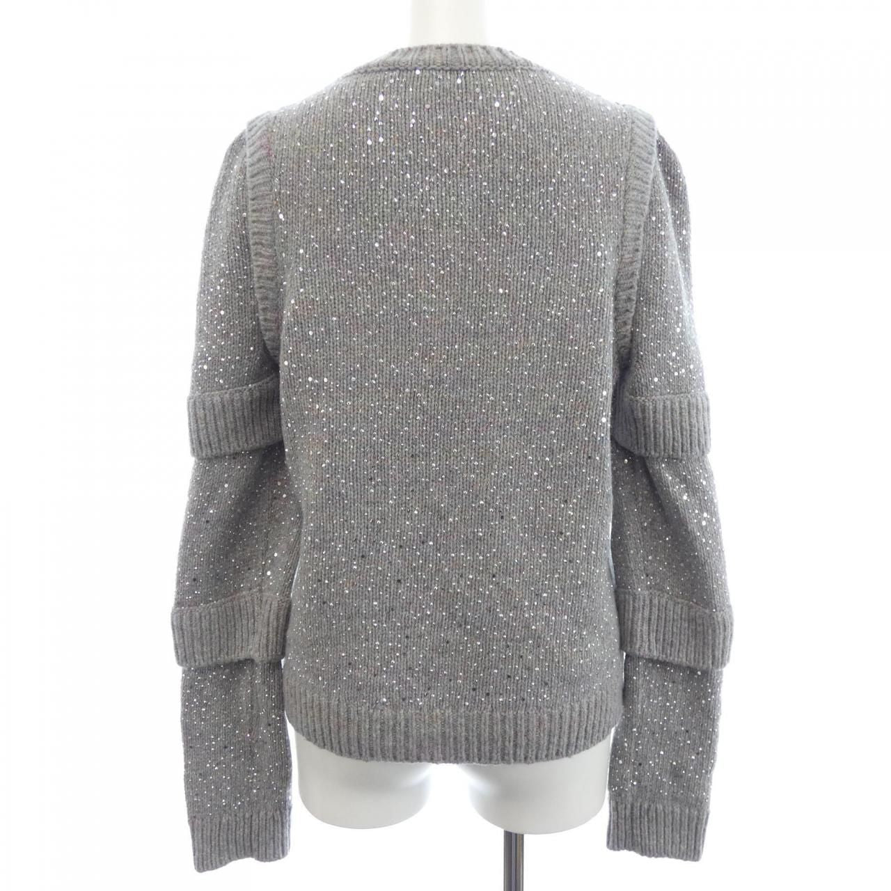 Chanel Knit Sweater Gray — view 2